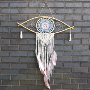Atrapasueños-macrame-rosa-1