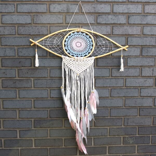 Atrapasueños-macrame-rosa-1