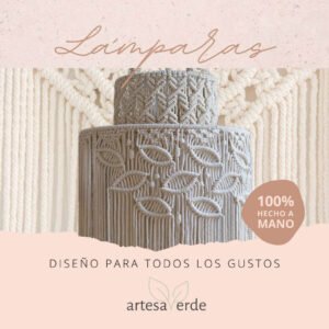 Lámparas de macramé