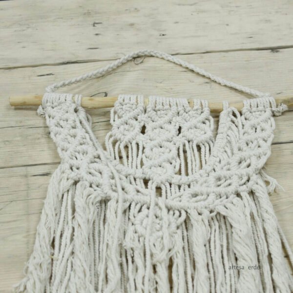 Tapiz Macramé “Amanecer de Algodón” - Imagen 6