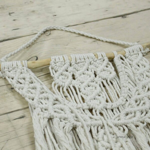 Tapiz Macramé “Amanecer de Algodón” - Imagen 2