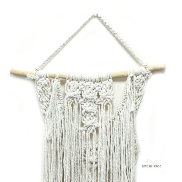 Tapiz Macramé “Amanecer de Algodón” - Imagen 5