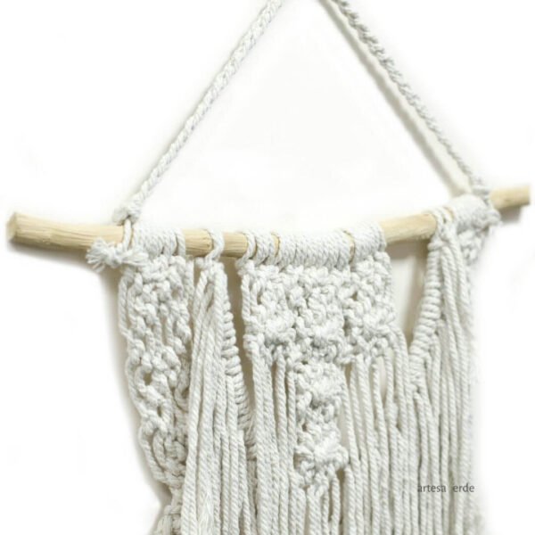 Tapiz Macramé “Amanecer de Algodón” - Imagen 4